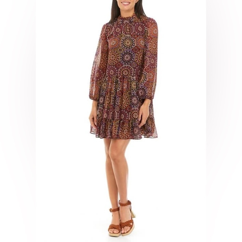 MELANIE | Multicolor Patterned Dress